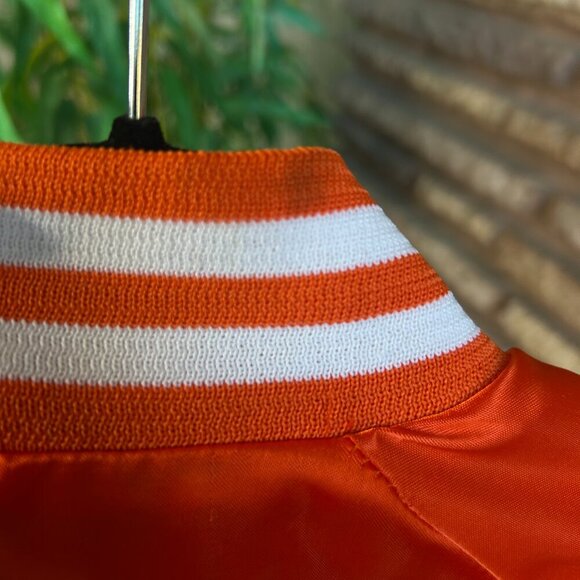 Chalkline Super Bowl XIX 1985 Miami Dolphins Satin Orange Jacket Size 18/20 - Picture 5 of 11